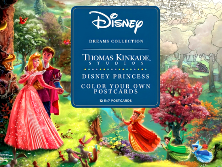 Disney Dreams Collection Thomas Kinkade Studios: Disney Princess Color Your Own Postcards Online