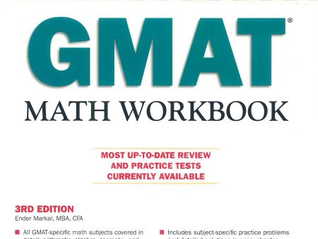 GMAT Math Workbook For Sale