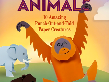 Paperfold Wild Animals: 10 Amazing Punch-Out-And-Fold Paper Creatures Sale