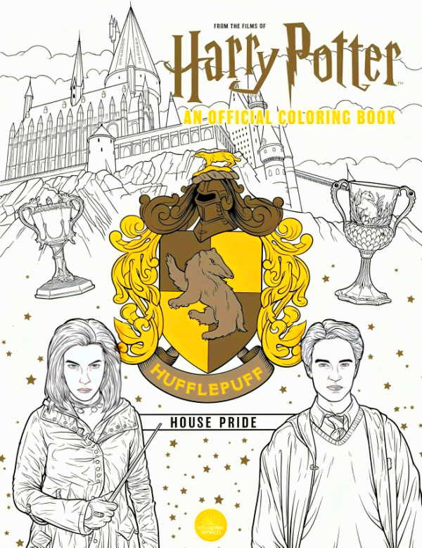 Harry Potter: Hufflepuff House Pride: The Official Coloring Book Discount