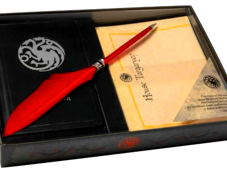 Game Of Thrones: House Targaryen: Desktop Stationery Set (With Pen) Cheap