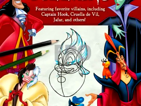 Learn To Draw Disney s Villains Hot on Sale