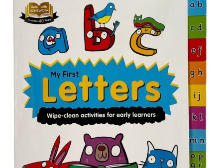 Help With Homework: My First Letters-Wipe-Clean Activities For Early Learners For Cheap