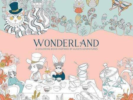 Wonderland: A Coloring Book Inspired By Alice s Adventures Hot on Sale