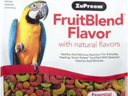 ZuPreem FruitBlend with Natural Fruit Flavors Large Bird Food, Macaws, Amazons, Cockatoos Online