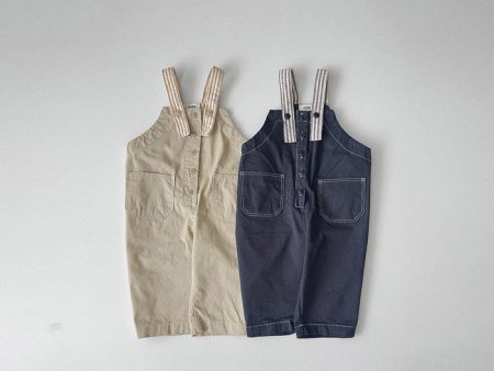 ［onu］Stitch suspender pants For Discount