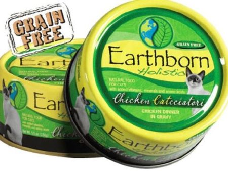 Earthborn Holistic Chicken Catcciatori Grain-Free Natural Canned Cat Food, 3-oz Online now