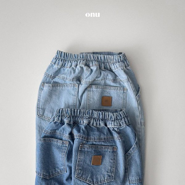 ［onu］Denim roll up pocket pants Cheap