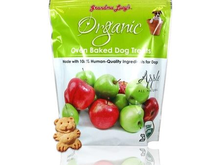 Grandma Lucy s Organic Apple Oven Baked Dog Treats, 14-oz Online now