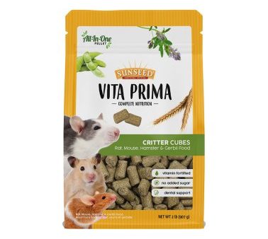 Sunseed® Vita Prima™ Sunscription Critter Cubes Formulated Diet Small Animals Food 2 Lbs For Discount