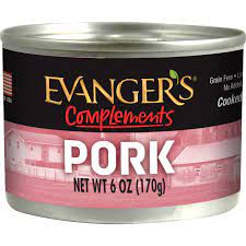 Evanger s Complements Grain Free Pork For Dogs & Cats 6 Oz Discount