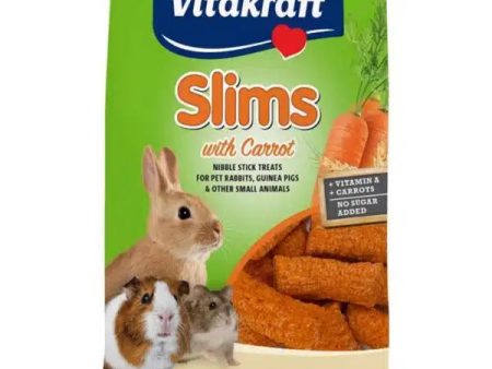 Vitakraft Slims with Carrot Rabbit Treats 1.76-oz Supply