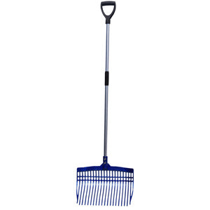 SUPER TUFF RAKE-BLUE ALUMINUM HANDLE Discount