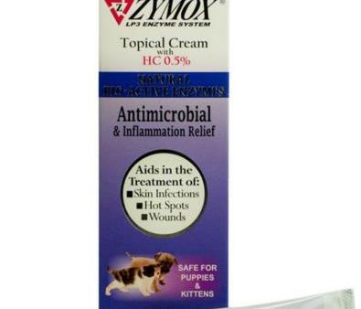 Zymox Enzymatic Topical Cream with Hydrocortisone 0.5% for Dogs & Cats, 1-oz tube Supply