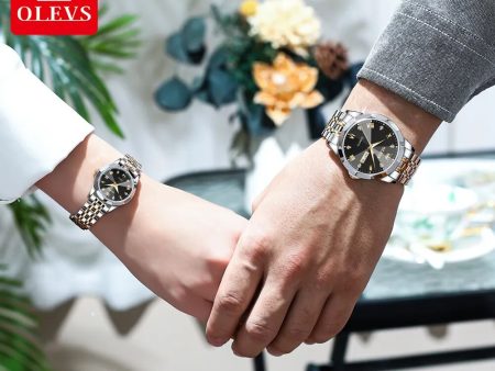 OLEVS Rhombus Luxury Couple Watches Online Hot Sale