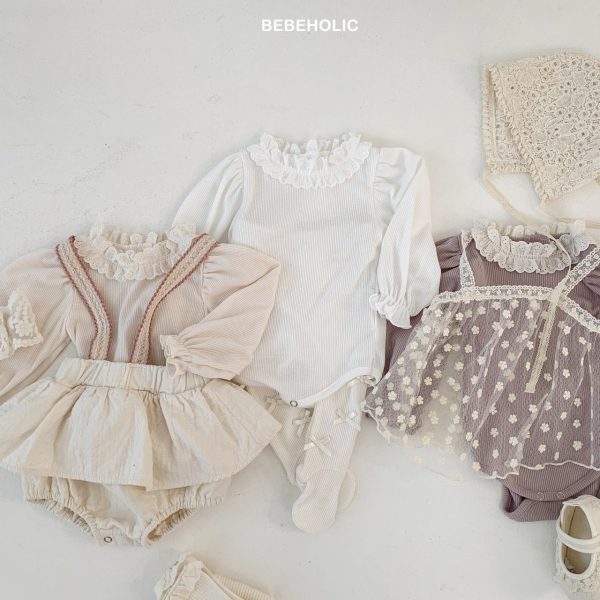 ［bebe holic］Lace puff rompers Online Hot Sale