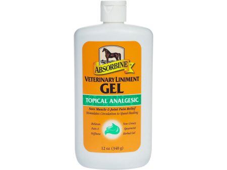 Absorbine Veterinary Sore Muscle & Joint Pain Relief Horse Liniment Gel 12oz Cheap