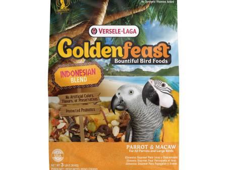 Versele-Laga Goldenfeast Indonesian Blend Bird Food, 3-lb Online now