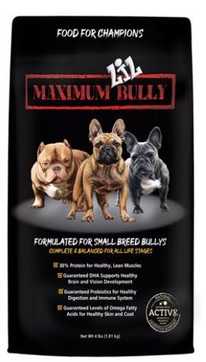 Maximum Lil Bully Dry Dog Food 4 lb Fashion