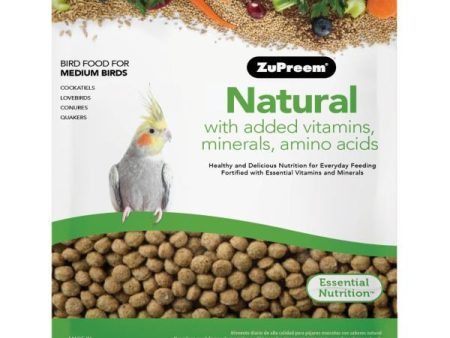 ZuPreem Natural Medium Domestic Bird Food 10 lb on Sale