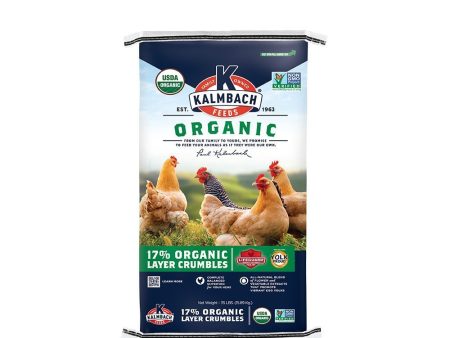 Kalmbach Feeds Organic 17% Layer Crumbles Chicken Feed, 35-lb bag Cheap