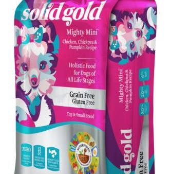 Solid Gold Mighty Mini Chicken, Chickpea & Pumpkin Small Breed Dog Food Grain Free For Discount