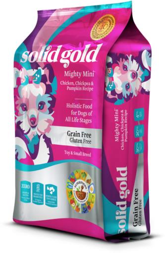 Solid Gold Mighty Mini Chicken, Chickpea & Pumpkin Small Breed Dog Food Grain Free For Discount