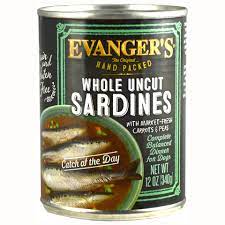 Evanger s Hand Packed Wet Dog Food Whole Uncut Sardines Cheap