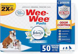 Wee-Wee Odor Control Pads for Dogs, 22 x 23 in, 50 count Online Sale