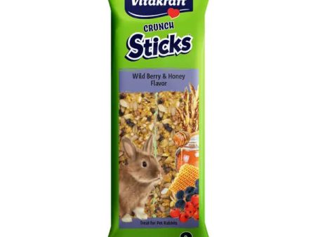 Vitakraft Rabbit Wild Berry Honey Sticks 4 oz Online Hot Sale