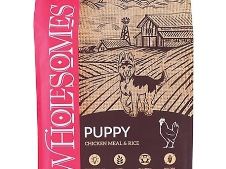 Wholesomes Puppy Chicken Meal & Rice Dry Dog Food, 16.5-lb Fashion