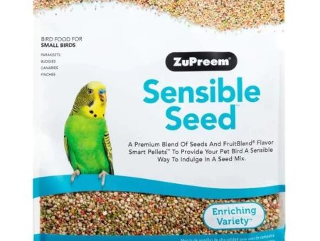 Zupreem Sensible Seed Bird Food for Small Birds 2 lb Parakeets, Budgies, Canaries & Finches Online now