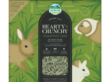 Oxbow Timothy Crunchy Hay Prime Cut Hearty & Crunchy Timothy Hay Small Animal Food Online