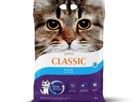 Intersand America Classic Unscented Cat Litter 30 lb Sale