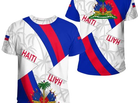 Haiti Men T-shirt 3D Print Emblem Flag Sale