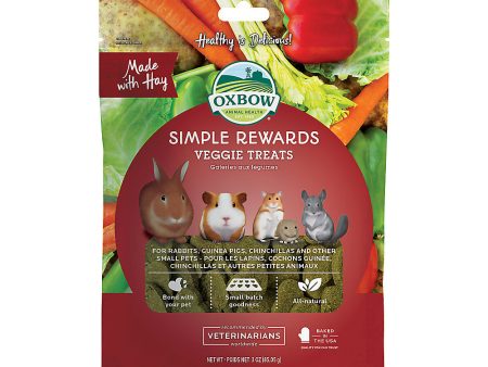 Oxbow Simple Rewards Oven Baked Veggie Small Animal Treats  2oz For Discount