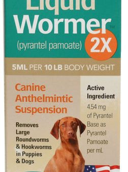 Durvet Liquid Wormer 2X Pyrantel Dog Dewormer, 8-oz Sale