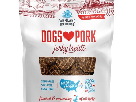 Farmland Traditions Dogs Love Pork Jerky Dog Treats 5 oz Cheap