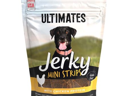 Ultimates Jerky Chicken Mini Strips Dog Treats 7 oz Online Hot Sale