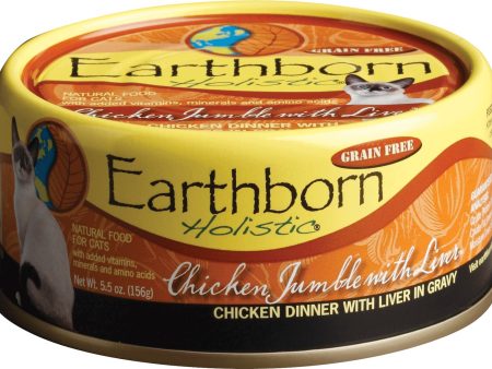 Earthborn Holistic Chicken Jumble with Liver Grain-Free Natural Canned Cat & Kitten Food, 5.5-oz For Cheap