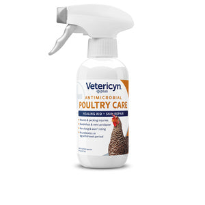 Vetericyn Plus Poultry Care Spray for Chickens, 8-oz bottle Antimicrobial For Sale