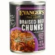 Evanger s Grain-Free Hand Packed Braised Beef Chunks w  Gravy Canned Dog Food Online Sale