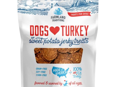 Farmland Traditions Dogs Love Turkey & Sweet Potato Dog Treats 1 48 oz For Sale