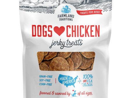 Farmland Traditions Dogs Love Chicken Jerky Dog Treats 48 oz For Sale