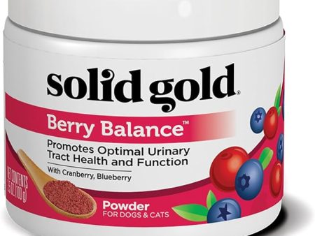 Solid Gold Supplements Berry Balance Urinary Tract Health Powder Dog & Cat Supplement, 3.5-oz jar For Cheap