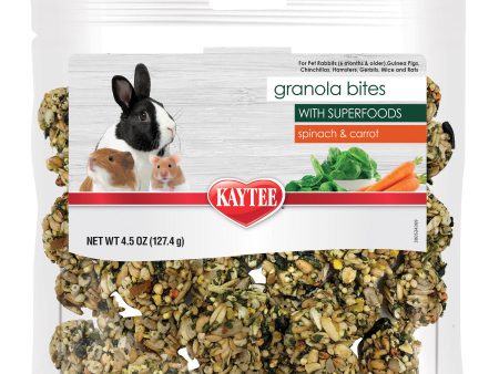 Kaytee Granola Bites with Superfoods Spinach and Carrot, 1ea 4.5 oz on Sale