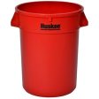 GATOR 32 GALLON COMMERCIAL TRASH CAN - RED Hot on Sale