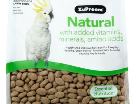 ZuPreem Natural with Vitamins & Minerals Large Bird Food, 3-lb For Sale