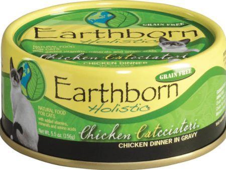 Earthborn Holistic Chicken Catcciatori Grain-Free Natural Canned Cat Food, 5.5-oz on Sale