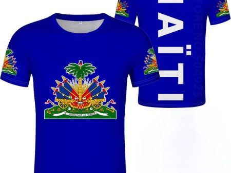 Haiti Men T-shirt 3D Print For Cheap